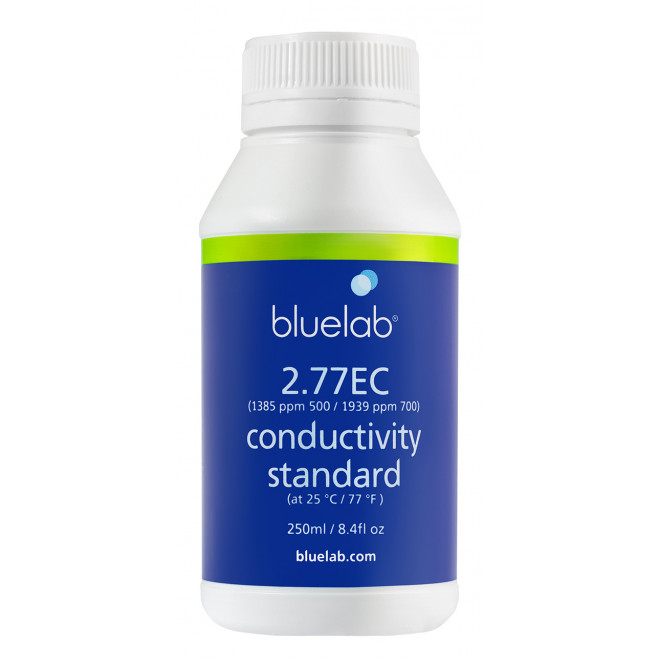 Bluelab 2.77 EC Conductivity Standard Solution - 250 ml [CASE OF 6]